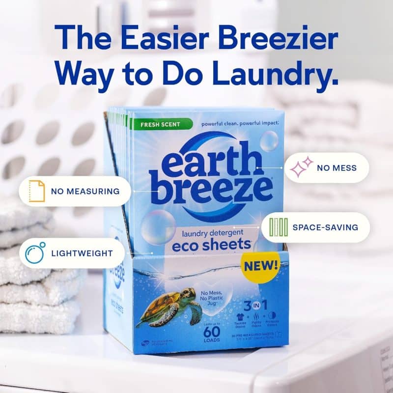 Earth Breeze Laundry Detergent Sheets - Image 5