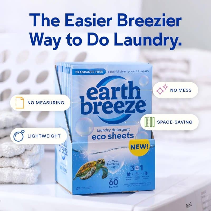 Earth Breeze Laundry Detergent Sheets - Image 13