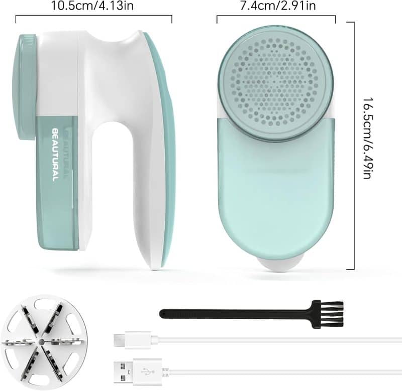 BEAUTURAL Rechargeable Fabric Shaver - Image 7