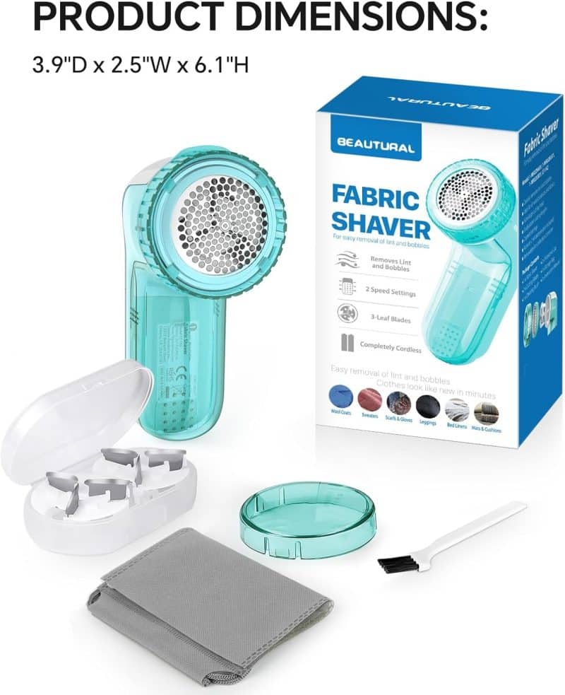 BEAUTURAL Rechargeable Fabric Shaver - Image 22