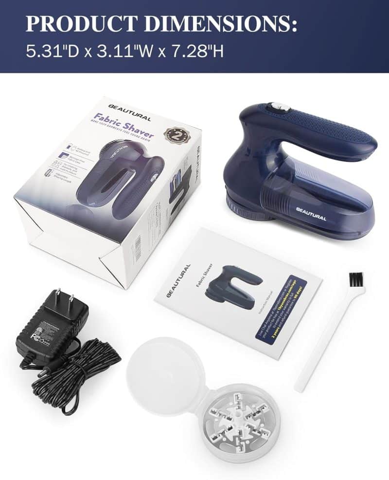 BEAUTURAL Rechargeable Fabric Shaver - Image 36