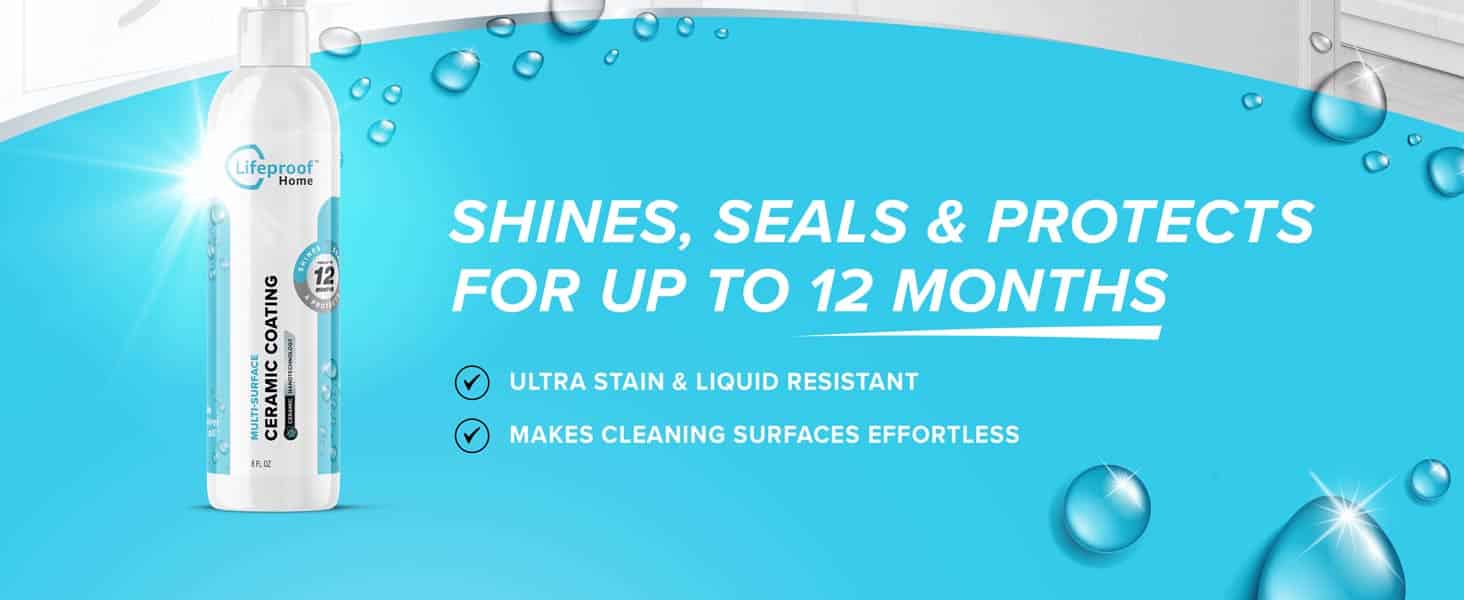 Shines, seals, and protects up to 12 months