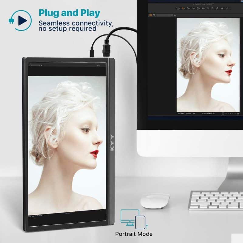 KYY K3 15.6" FHD Portable Monitor - Image 8