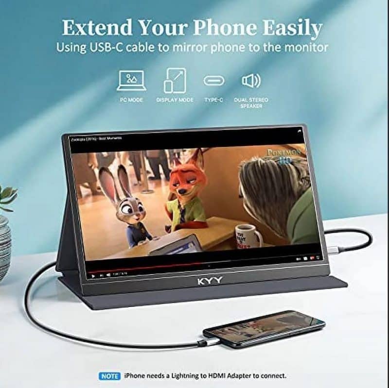 KYY K3 15.6" FHD Portable Monitor - Image 10