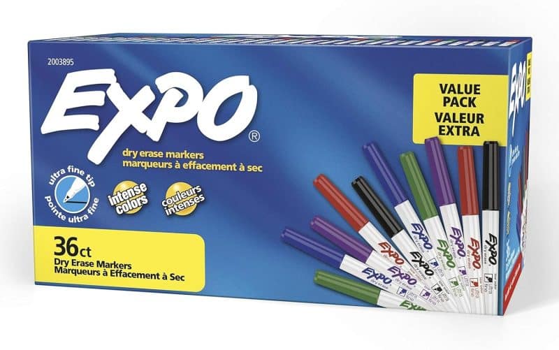 EXPO Low Odor Dry Erase Markers