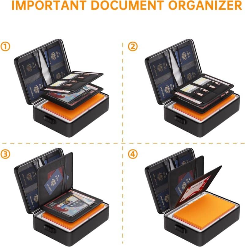 DocSafe Document Organizer with Lock - Image 40