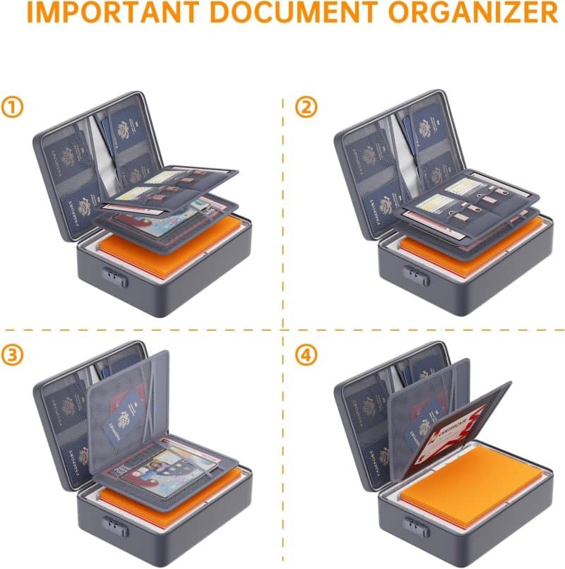 DocSafe Document Organizer with Lock - Image 49