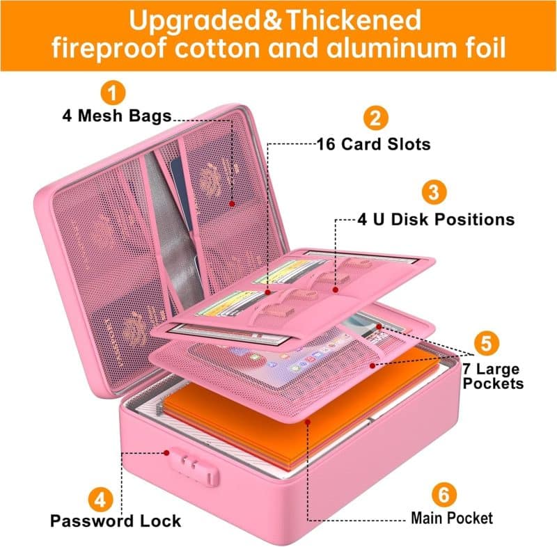 DocSafe Document Organizer with Lock - Image 87