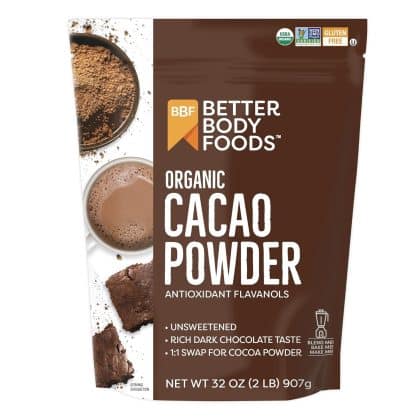 BetterBody Foods Organic Cacao Powder