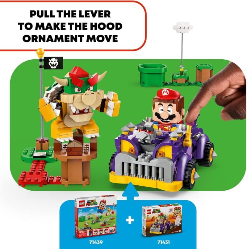 LEGO Super Mario Bowser's Muscle Car Expansion Set (71431) - Image 4