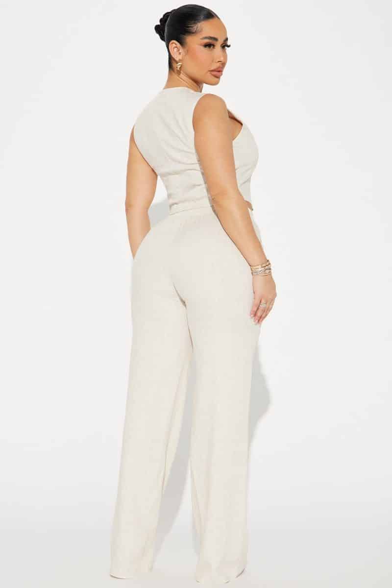 Fashion Nova Perfect Vacay Linen Pant Set - Image 3