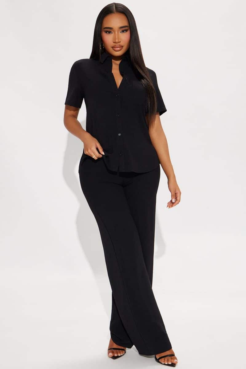 Fashion Nova Makenzie Short Sleeve Pant Set - Image 9